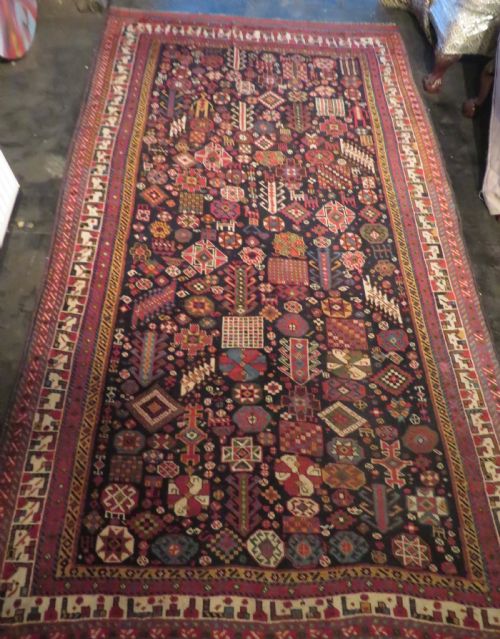 SUPERIOR ANTIQUE QASHQAI TRIBAL RUG 258CM X 156CM - ADDITIONAL PHOTO 25