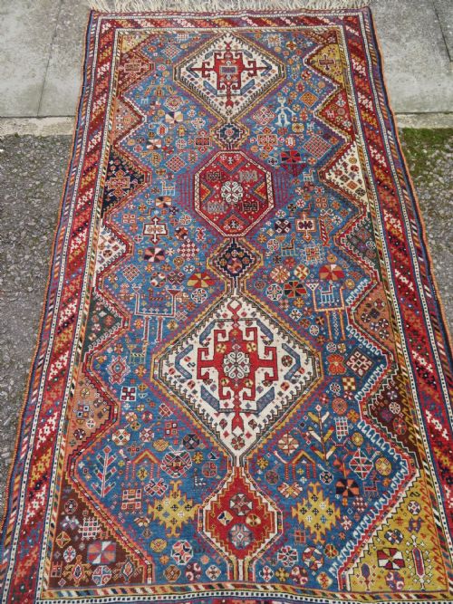 ONE OF THE THE FINEST ANTIQUE LURI TRIBAL RUG LURI TRIBES OF LURISTAN QASHQAIKHAMSEH INTEREST - ADDITIONAL PHOTO 1