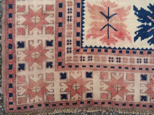 RARE IVORY GROUND OLD TURKISH BERGAMA PRAYER RUG NORTH WEST ANATOLIA 175CM X 102CM - ADDITIONAL PHOTO 6