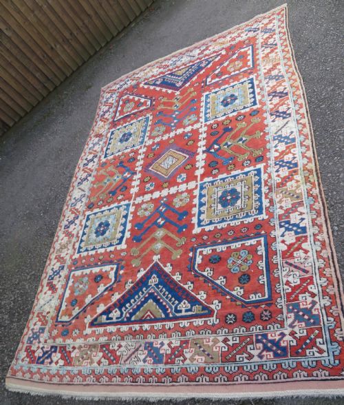 ANTIQUE TURKISH BERGAMA CARPET 323CM X 200CM - ADDITIONAL PHOTO 1