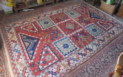 ANTIQUE TURKISH BERGAMA CARPET 323CM X 200CM - ADDITIONAL PHOTO 18