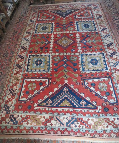 ANTIQUE TURKISH BERGAMA CARPET 323CM X 200CM - ADDITIONAL PHOTO 19