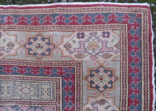 19TH CENTURY TURKISH TRANSYLVANIAN PRAYER RUG WEST ANATOLIA 170CM X 125CM - ADDITIONAL PHOTO 10