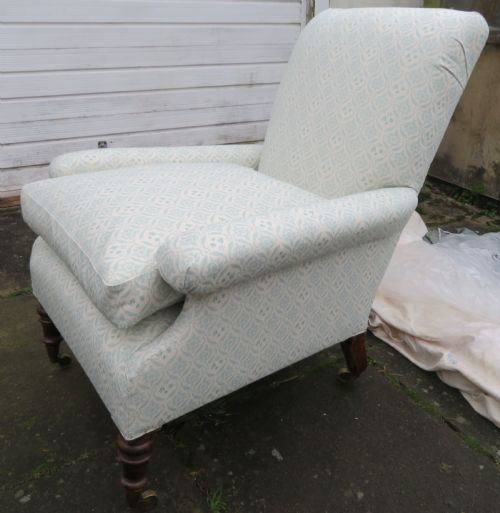 EARLY HOWARD AND SONS WILLOUGHBY ARMCHAIR - ADDITIONAL PHOTO 1