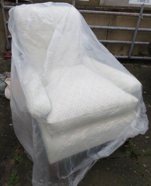 EARLY HOWARD AND SONS WILLOUGHBY ARMCHAIR - ADDITIONAL PHOTO 3