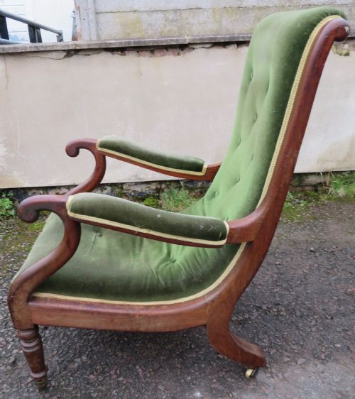 VERY RARE EARLY HOWARD SONS ELBOW ARMCHAIR - ADDITIONAL PHOTO 1