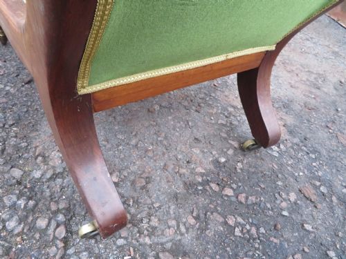 VERY RARE EARLY HOWARD SONS ELBOW ARMCHAIR - ADDITIONAL PHOTO 4