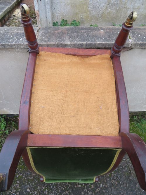 VERY RARE EARLY HOWARD SONS ELBOW ARMCHAIR - ADDITIONAL PHOTO 7