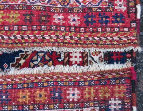 ANTIQUE QASHQAI TRIBAL RUG 203CM X 138CM - ADDITIONAL PHOTO 13