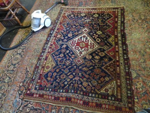 ANTIQUE QASHQAI TRIBAL RUG 203CM X 138CM - ADDITIONAL PHOTO 17