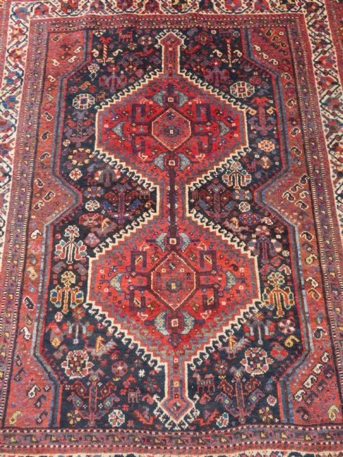 ANTIQUE QASHQAI TRIBAL RUG 189CM X 152CM - ADDITIONAL PHOTO 1
