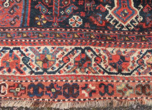 ANTIQUE QASHQAI TRIBAL RUG 189CM X 152CM - ADDITIONAL PHOTO 10