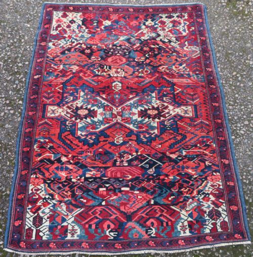 FASCINATING ARCHAIC ANTIQUE CAUCASIAN KUBA RUG 156CM X 115CM - ADDITIONAL PHOTO 1