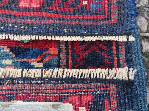 FASCINATING ARCHAIC ANTIQUE CAUCASIAN KUBA RUG 156CM X 115CM - ADDITIONAL PHOTO 18