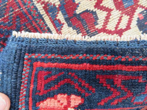 FASCINATING ARCHAIC ANTIQUE CAUCASIAN KUBA RUG 156CM X 115CM - ADDITIONAL PHOTO 19