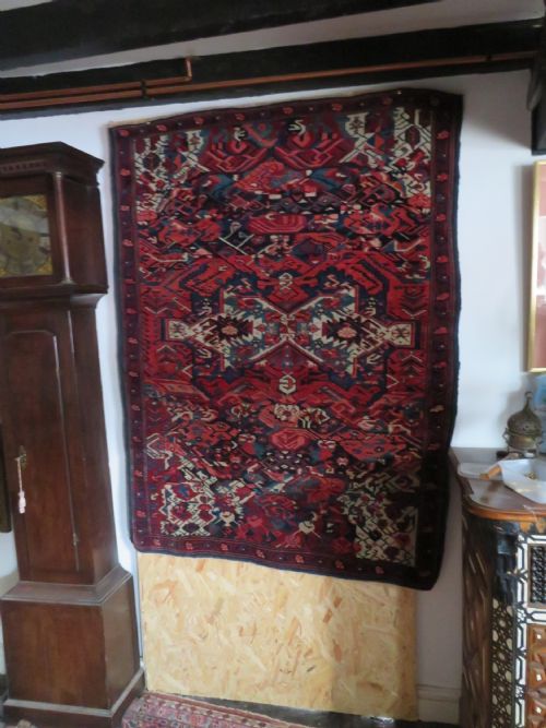 FASCINATING ARCHAIC ANTIQUE CAUCASIAN KUBA RUG 156CM X 115CM - ADDITIONAL PHOTO 22