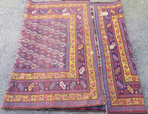 ANTIQUE KURDISH KELLEH LONG RUG 311CM X 166CM - ADDITIONAL PHOTO 12
