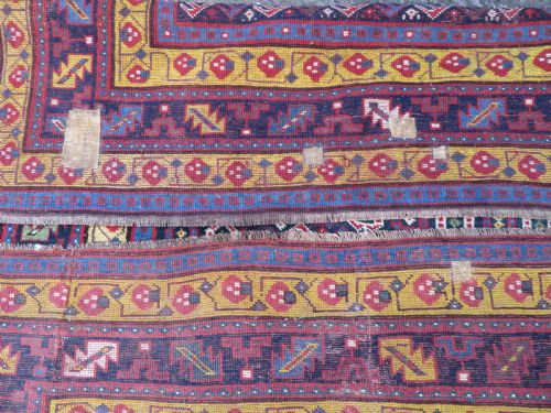 ANTIQUE KURDISH KELLEH LONG RUG 311CM X 166CM - ADDITIONAL PHOTO 14