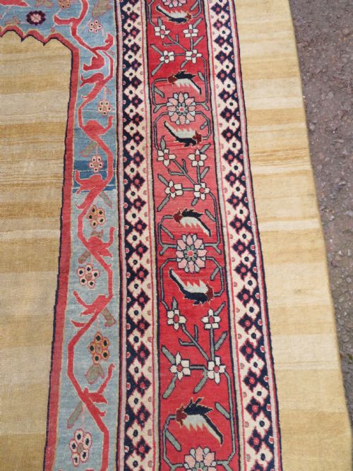 LARGE ANTIQUE BIDJAR BIJAR CARPET 575CM X 366CM - ADDITIONAL PHOTO 15