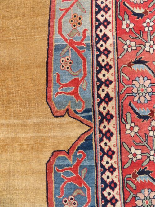 LARGE ANTIQUE BIDJAR BIJAR CARPET 575CM X 366CM - ADDITIONAL PHOTO 23
