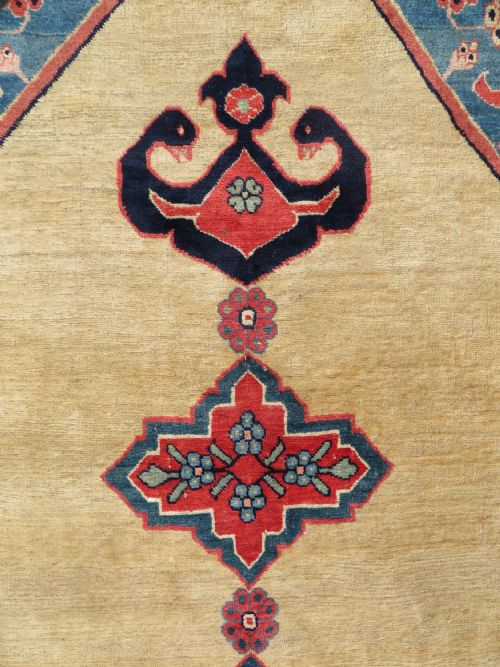 LARGE ANTIQUE BIDJAR BIJAR CARPET 575CM X 366CM - ADDITIONAL PHOTO 8