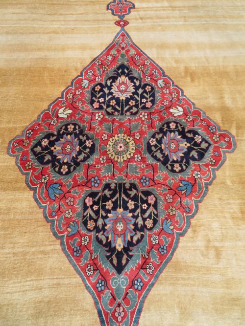LARGE ANTIQUE BIDJAR BIJAR CARPET 575CM X 366CM - ADDITIONAL PHOTO 10