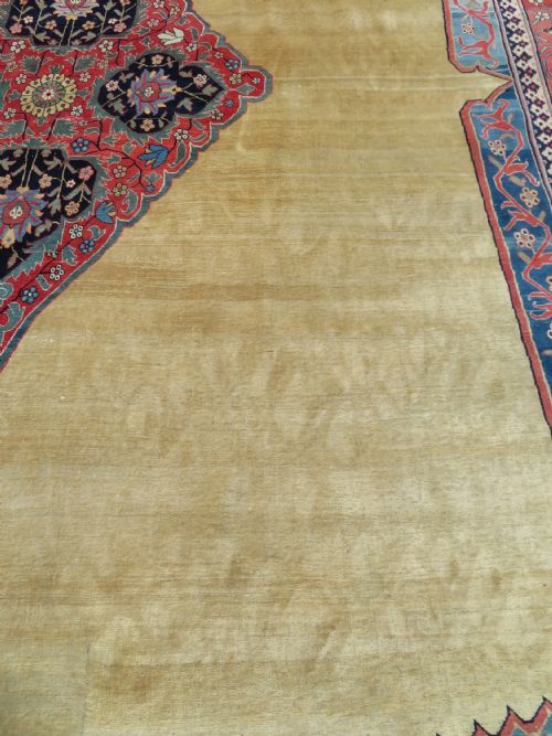 LARGE ANTIQUE BIDJAR BIJAR CARPET 575CM X 366CM - ADDITIONAL PHOTO 17