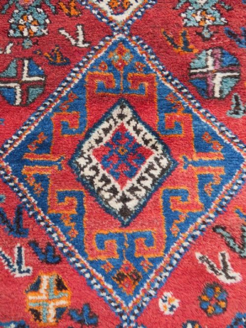 FULL PILED QASHQAI RUG 226CM X 150CM - ADDITIONAL PHOTO 1