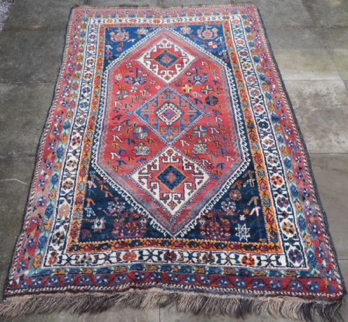 FULL PILED QASHQAI RUG 226CM X 150CM - ADDITIONAL PHOTO 2