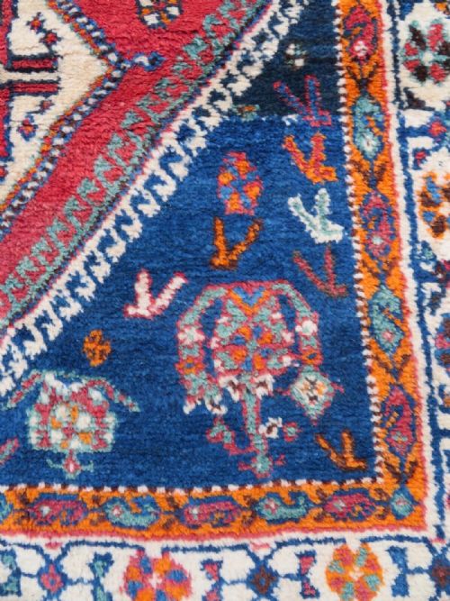 FULL PILED QASHQAI RUG 226CM X 150CM - ADDITIONAL PHOTO 5