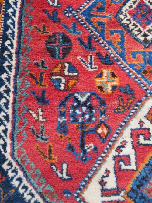 FULL PILED QASHQAI RUG 226CM X 150CM - ADDITIONAL PHOTO 6