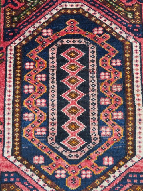 ANTIQUE BAKHTIARI TRIBAL RUG KURDISH TRIBES OF WEST PERSIA 204CM X 133CM - ADDITIONAL PHOTO 6