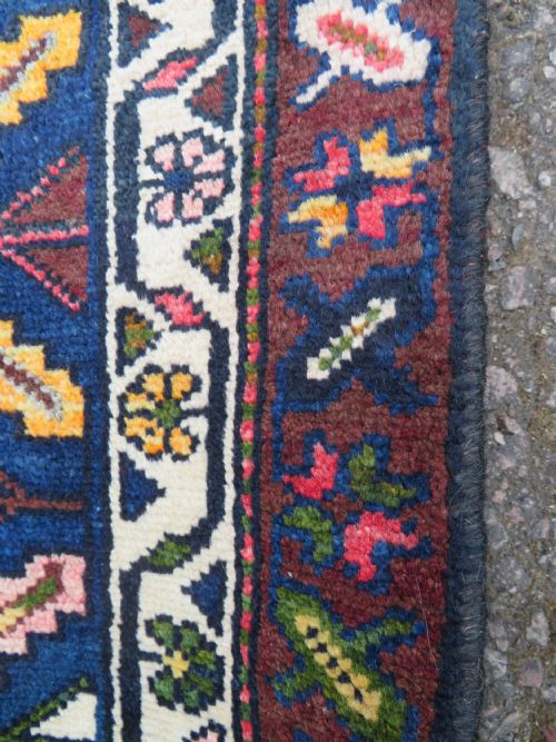 ANTIQUE BAKHTIARI TRIBAL RUG KURDISH TRIBES OF WEST PERSIA 204CM X 133CM - ADDITIONAL PHOTO 9