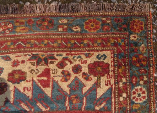 DATED ANTIQUE AFSHAR TRIBAL RUG AFSHAR TRIBES OF SOUTH PERSIA 178CM X 135CM - ADDITIONAL PHOTO 3