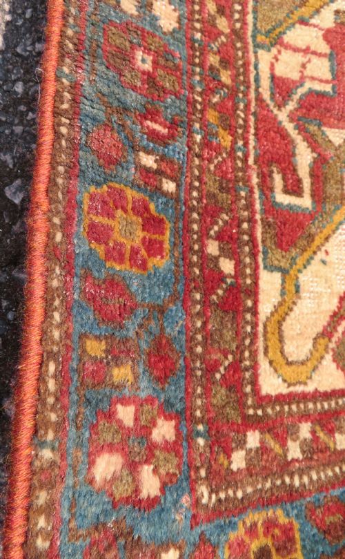DATED ANTIQUE AFSHAR TRIBAL RUG AFSHAR TRIBES OF SOUTH PERSIA 178CM X 135CM - ADDITIONAL PHOTO 8