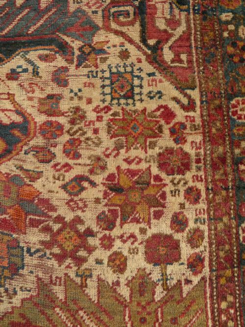 DATED ANTIQUE AFSHAR TRIBAL RUG AFSHAR TRIBES OF SOUTH PERSIA 178CM X 135CM - ADDITIONAL PHOTO 9