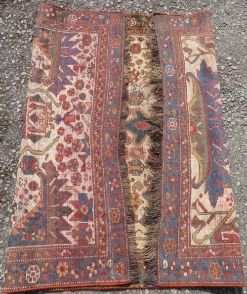 DATED ANTIQUE AFSHAR TRIBAL RUG AFSHAR TRIBES OF SOUTH PERSIA 178CM X 135CM - ADDITIONAL PHOTO 11