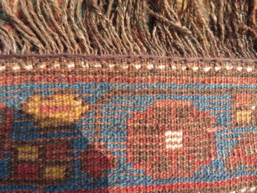 DATED ANTIQUE AFSHAR TRIBAL RUG AFSHAR TRIBES OF SOUTH PERSIA 178CM X 135CM - ADDITIONAL PHOTO 14