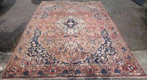 fig 1. ATTRACTIVE OLD SAROUK CARPET. WEST PERSIA. 306CM X 212CM.
C