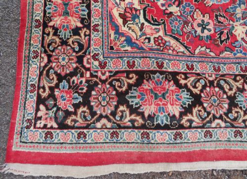 ATTRACTIVE OLD SAROUK CARPET WEST PERSIA 390CM X 268CM - ADDITIONAL PHOTO 7