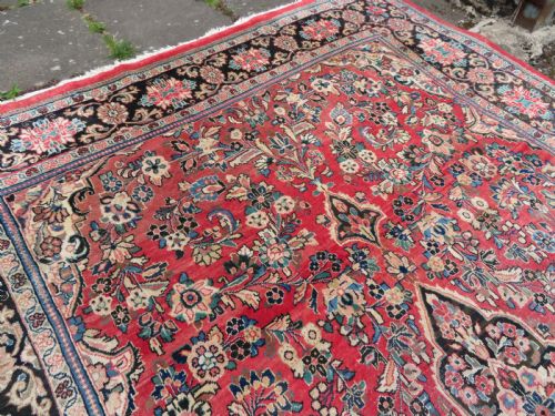 ATTRACTIVE OLD SAROUK CARPET WEST PERSIA 390CM X 268CM - ADDITIONAL PHOTO 13