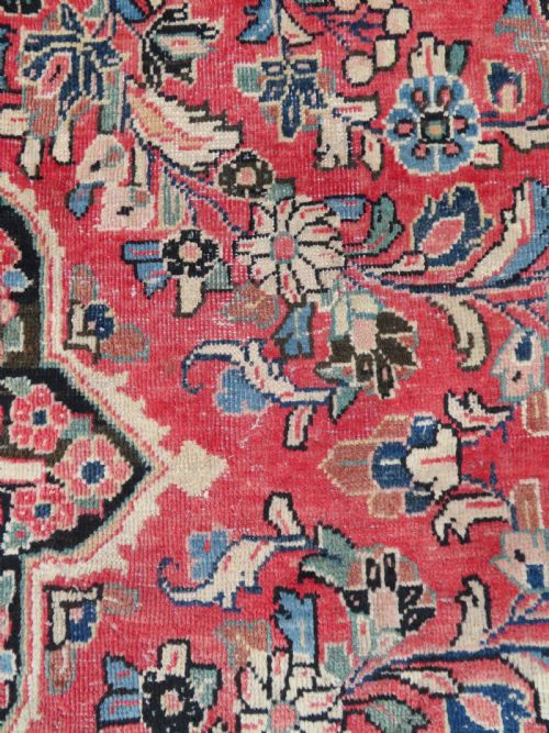 ATTRACTIVE OLD SAROUK CARPET WEST PERSIA 390CM X 268CM - ADDITIONAL PHOTO 15