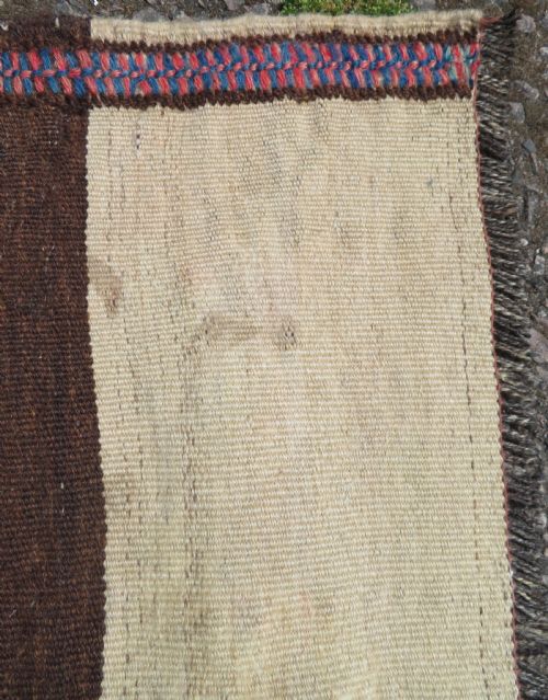ANTIQUE KURDISH TASHEH TACHEH RUG WHEAT SACK BAKHTIARI LOR TRIBESCHAR MAHAL VALLEYWEST PERSIA - ADDITIONAL PHOTO 5