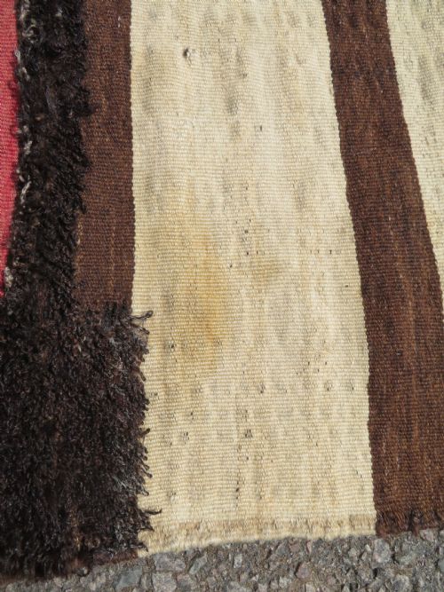 ANTIQUE KURDISH TASHEH TACHEH RUG WHEAT SACK BAKHTIARI LOR TRIBESCHAR MAHAL VALLEYWEST PERSIA - ADDITIONAL PHOTO 6