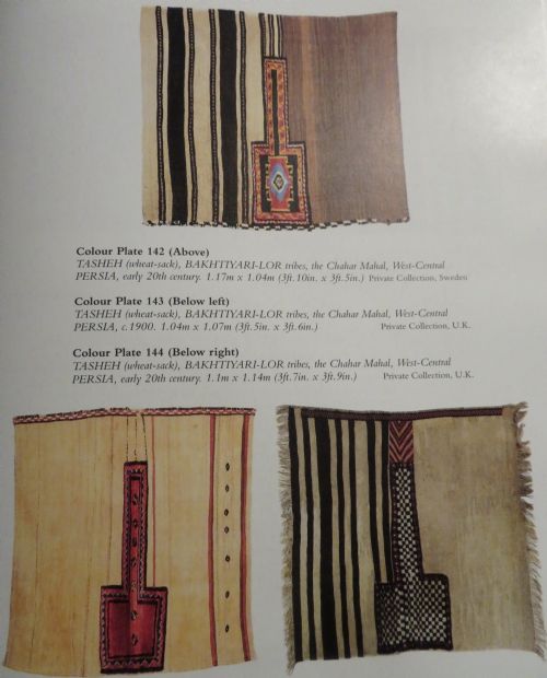 ANTIQUE KURDISH TASHEH TACHEH RUG WHEAT SACK BAKHTIARI LOR TRIBESCHAR MAHAL VALLEYWEST PERSIA - ADDITIONAL PHOTO 18