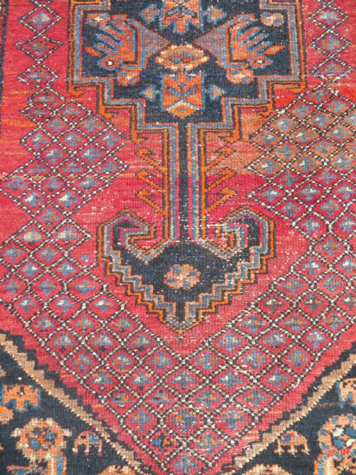 DISTRESSED ANTIQUE SARAB RUG NORTH WEST PERSIA 189CM X 104CM - ADDITIONAL PHOTO 8