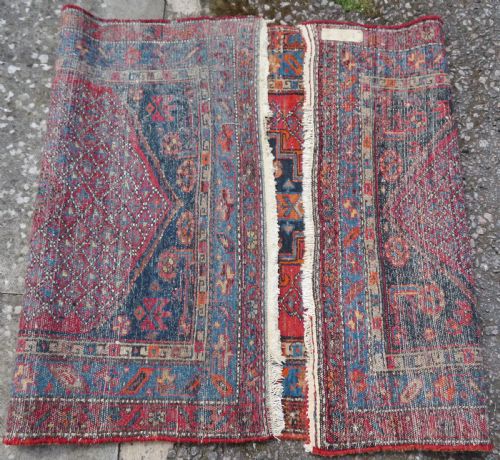 DISTRESSED ANTIQUE SARAB RUG NORTH WEST PERSIA 189CM X 104CM - ADDITIONAL PHOTO 12