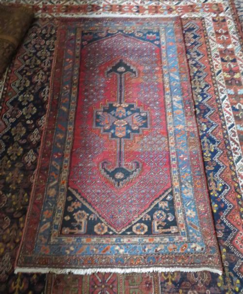 DISTRESSED ANTIQUE SARAB RUG NORTH WEST PERSIA 189CM X 104CM - ADDITIONAL PHOTO 15