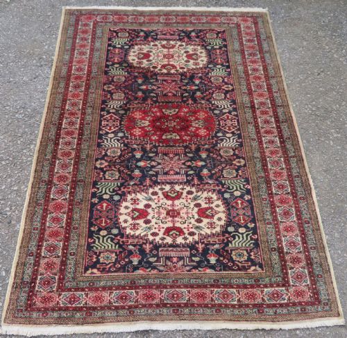 Antique Indian Rug. 199cm X 139cm.