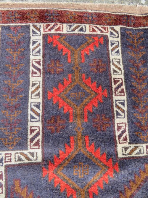 OLD PERSIAN BALUCH PRAYER RUG EAST PERSIA 125CM X 76CM - ADDITIONAL PHOTO 2